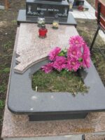Single granite monument - Torch
